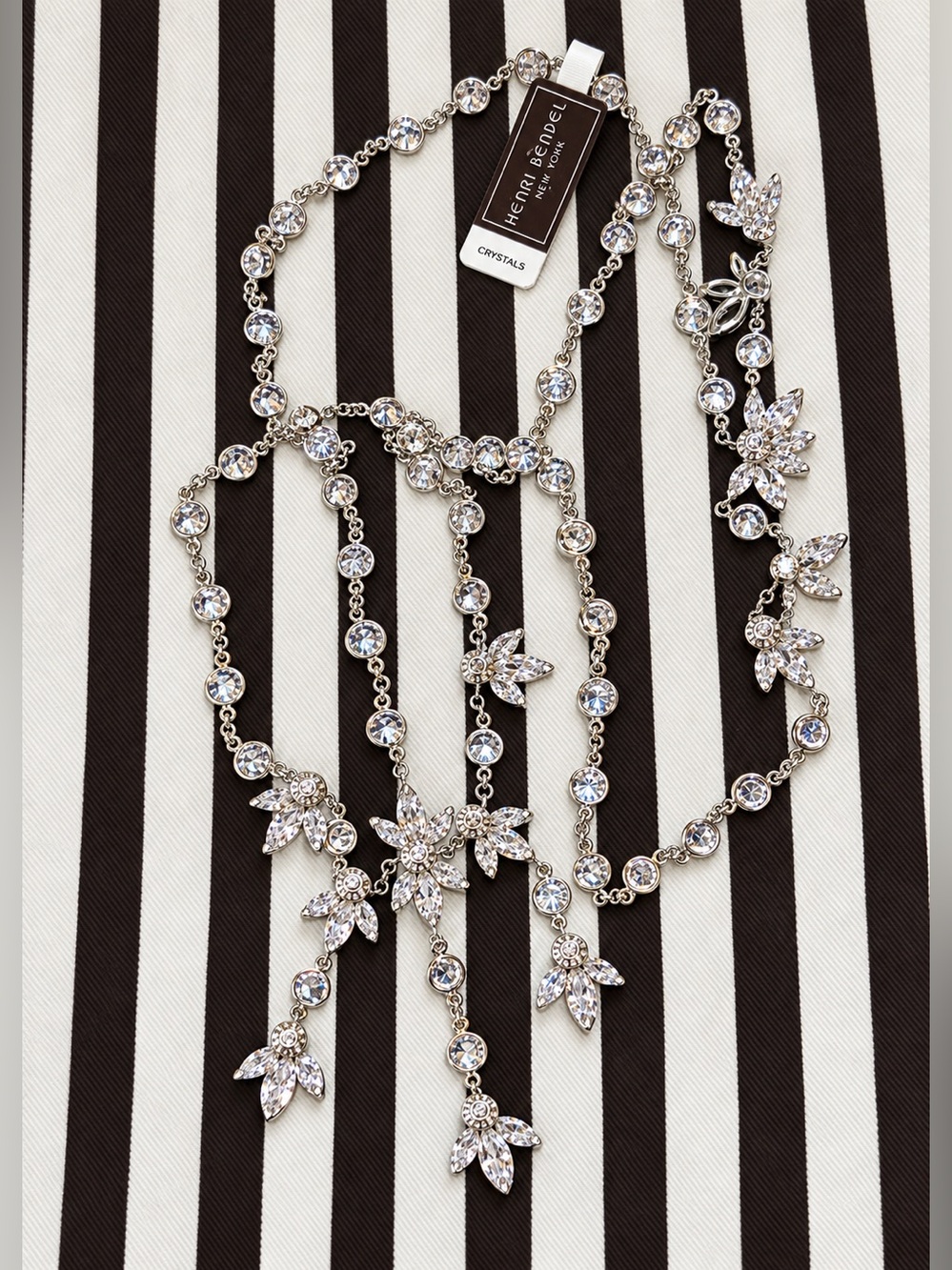 Henri Bendel Silve Swarovski Crystal Embellished Hair Accessory NWT